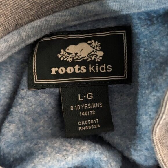 Roots Kids Sweatshirt Discover the Great Outdoors Blue L - Picture 3 of 5